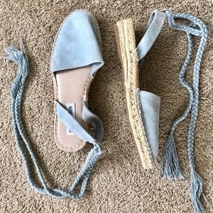 Steve Madden suede espadrille sandals